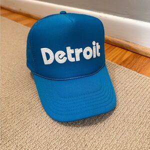 Detroit trucker hat - blue
